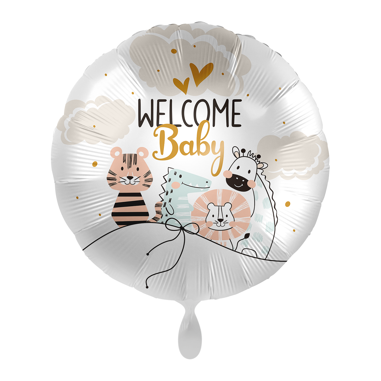 Folienballon: Welcome Baby Animals