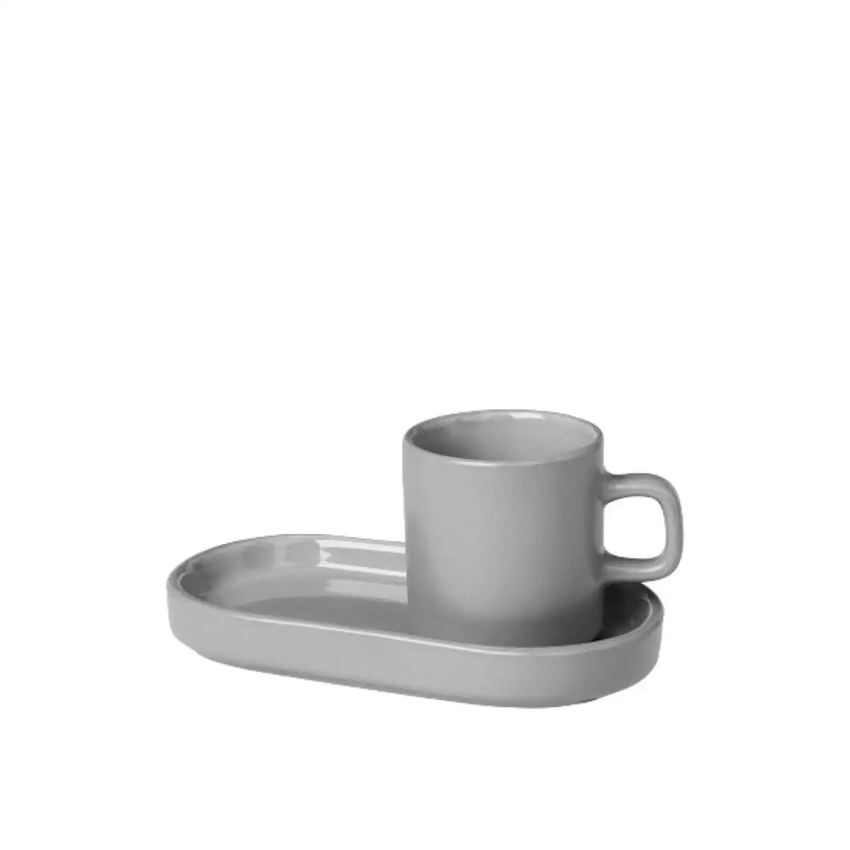 Blomus Set 2 Espressotassen PILAR Mirage Grey 