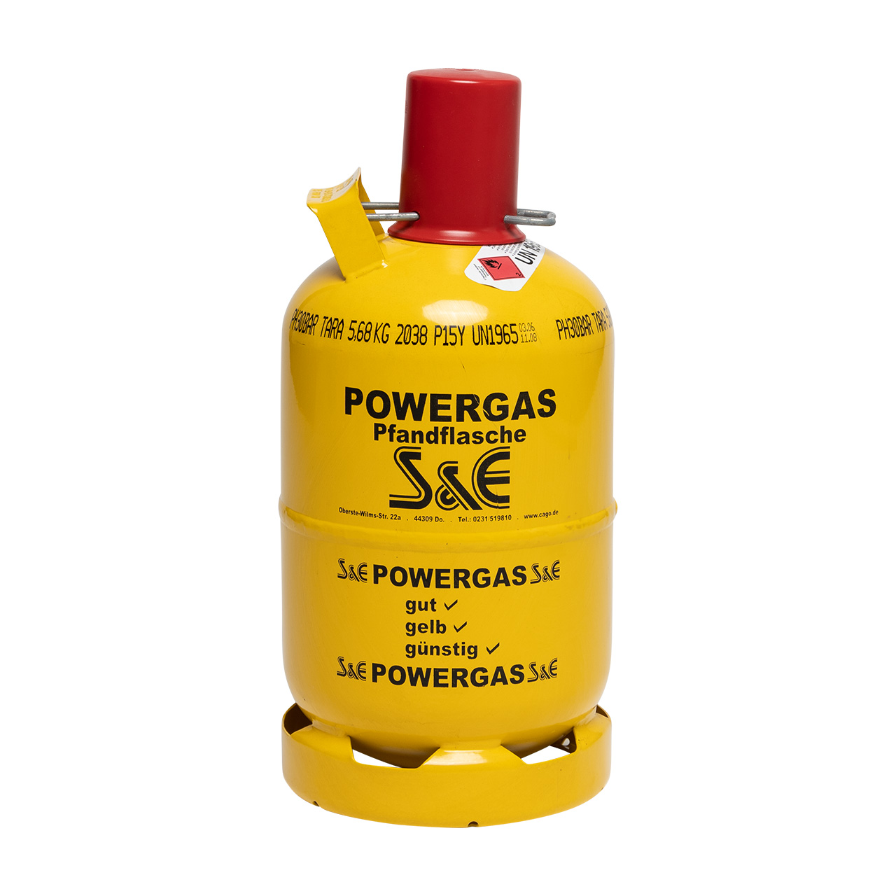 5 kg S&E Powergas-Pfandflasche leer  