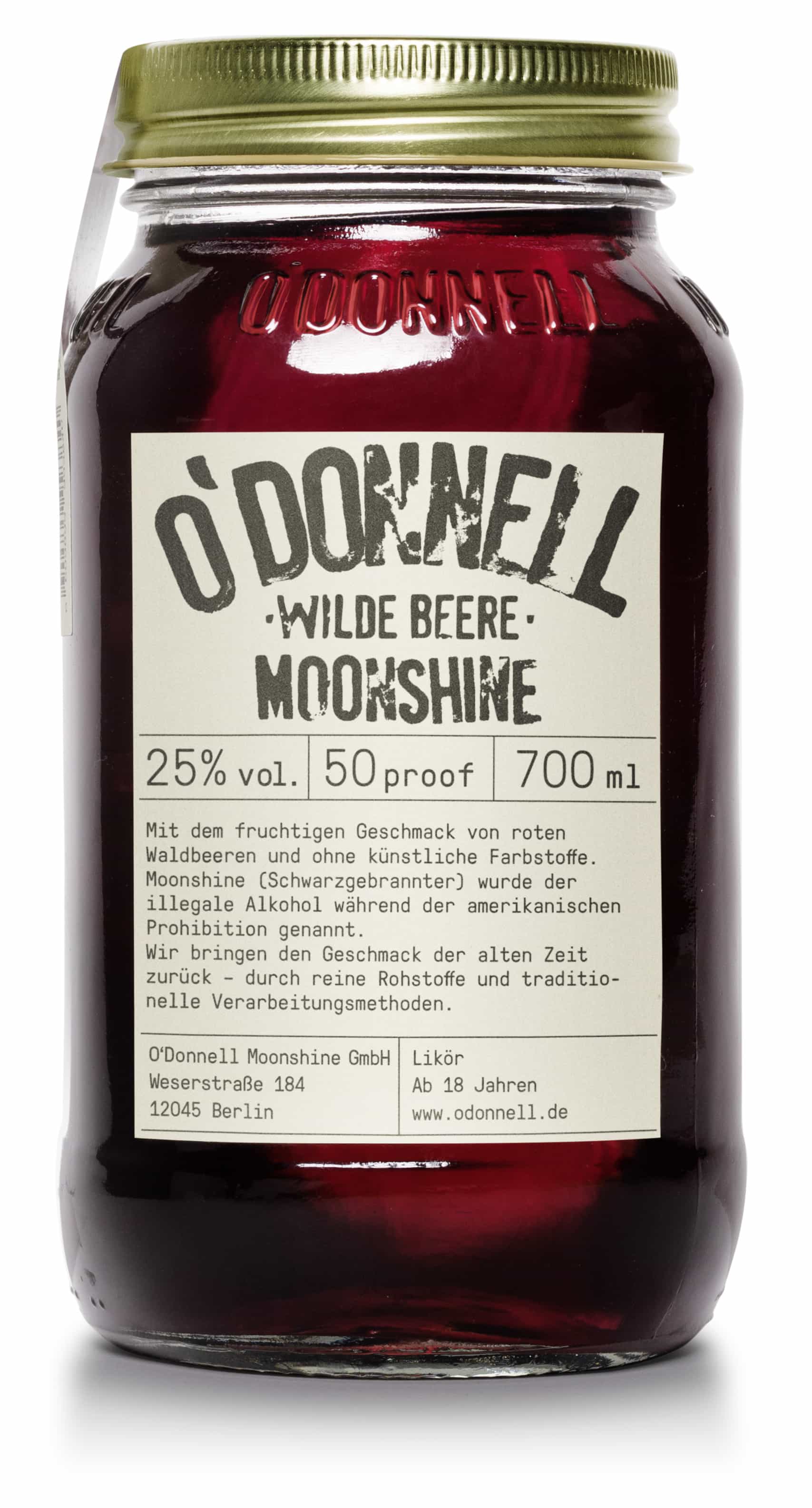Wilde Beere 700 ml ( 25% vol.)  O´Donnell - Moonshine
