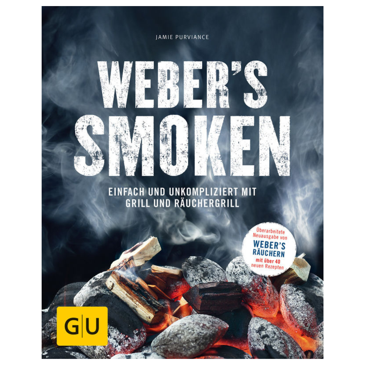 Grillbuch "Weber's Smoken" von Jamie Purviance, schwarz, für Räuchergrill