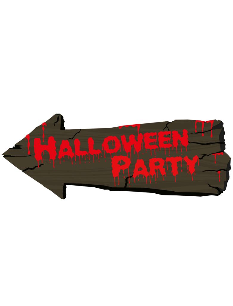 Halloween  Party-Schild  