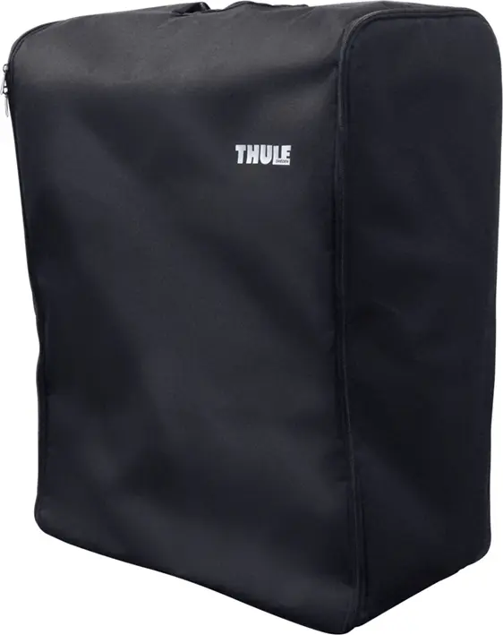 Schwarze Tasche mit Weißen Logo von Thule