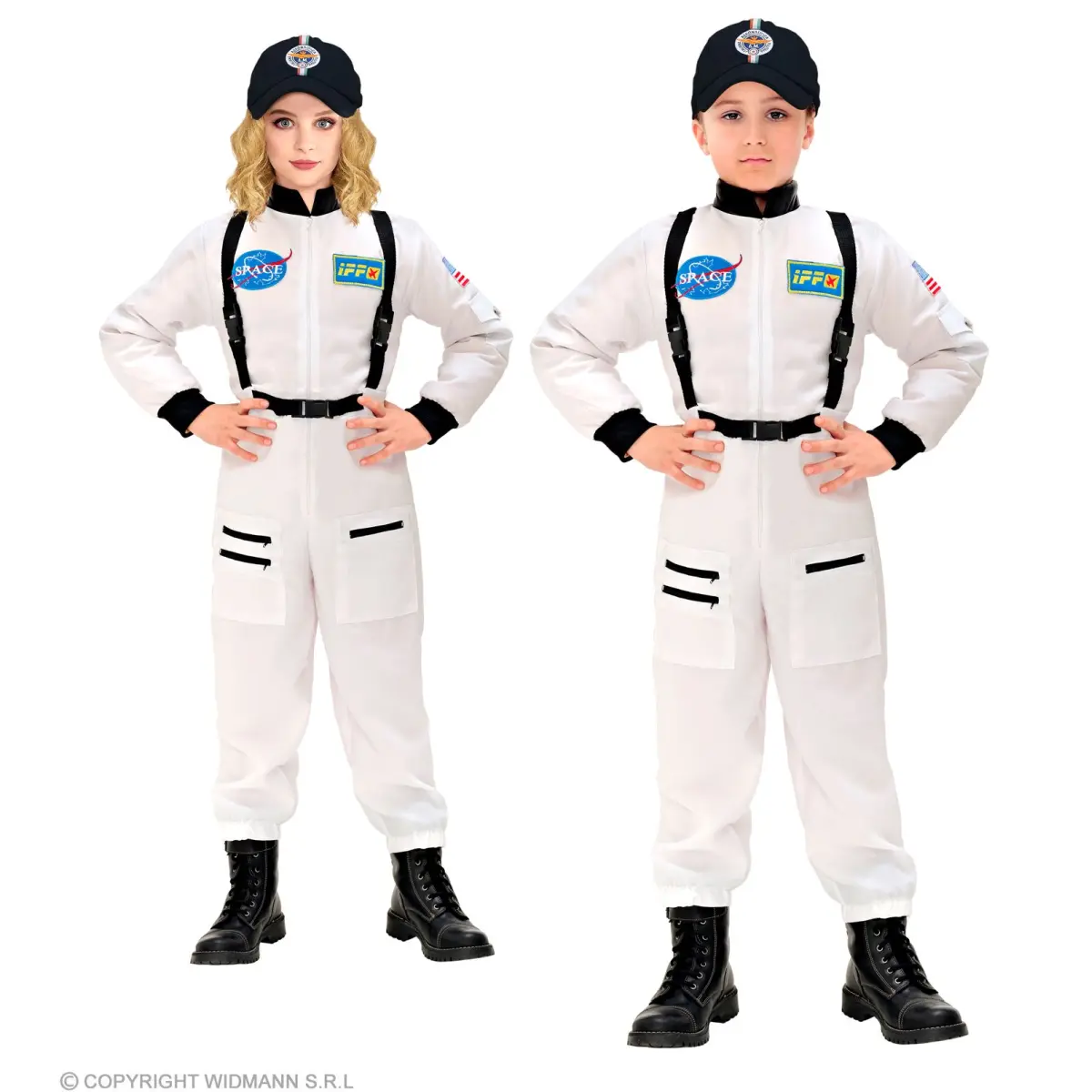 Astronaut Raumanzug Kostüm für Kinder – Weißer Overall