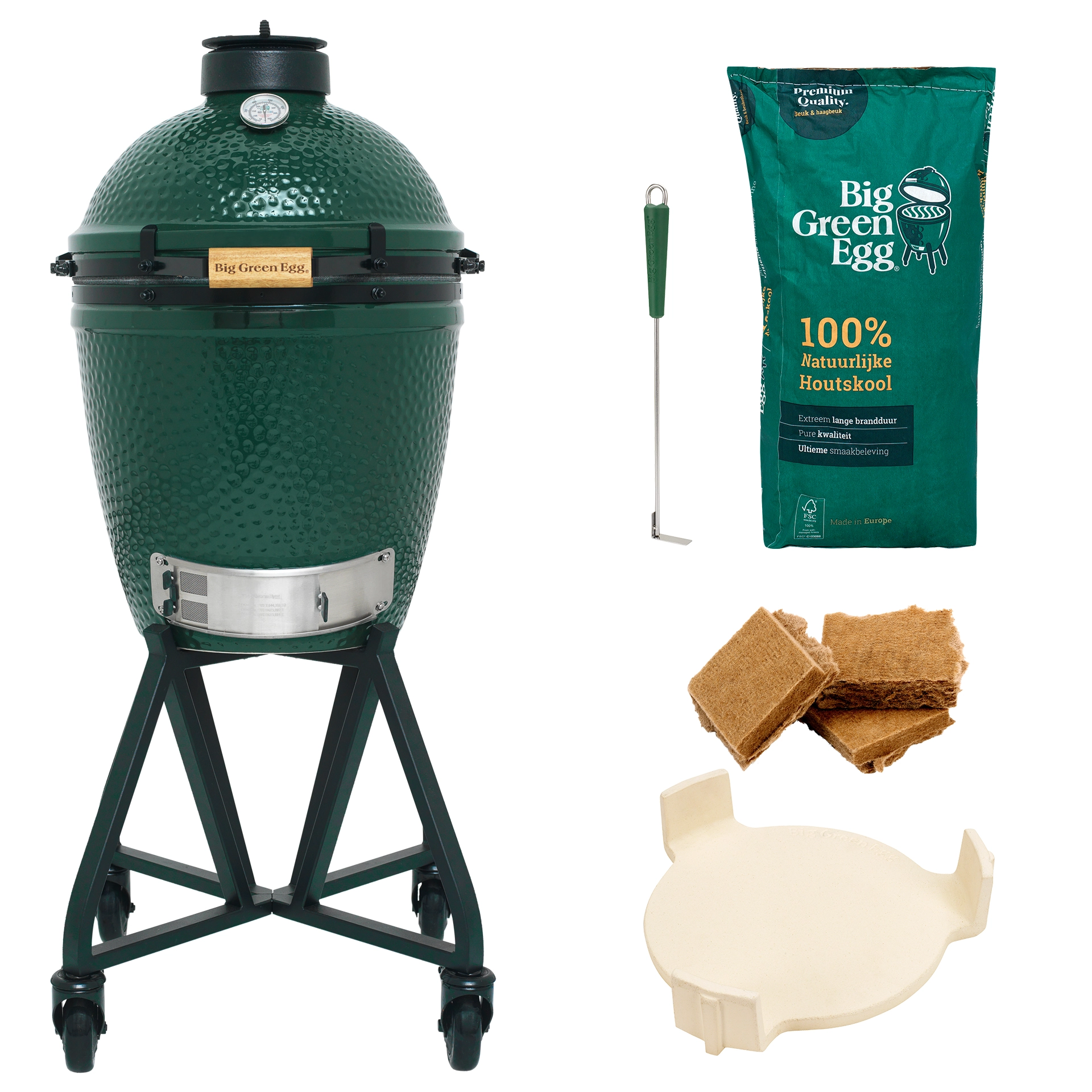 Big Green Egg Medium 40 cm inkl. Nest und Starter-Set