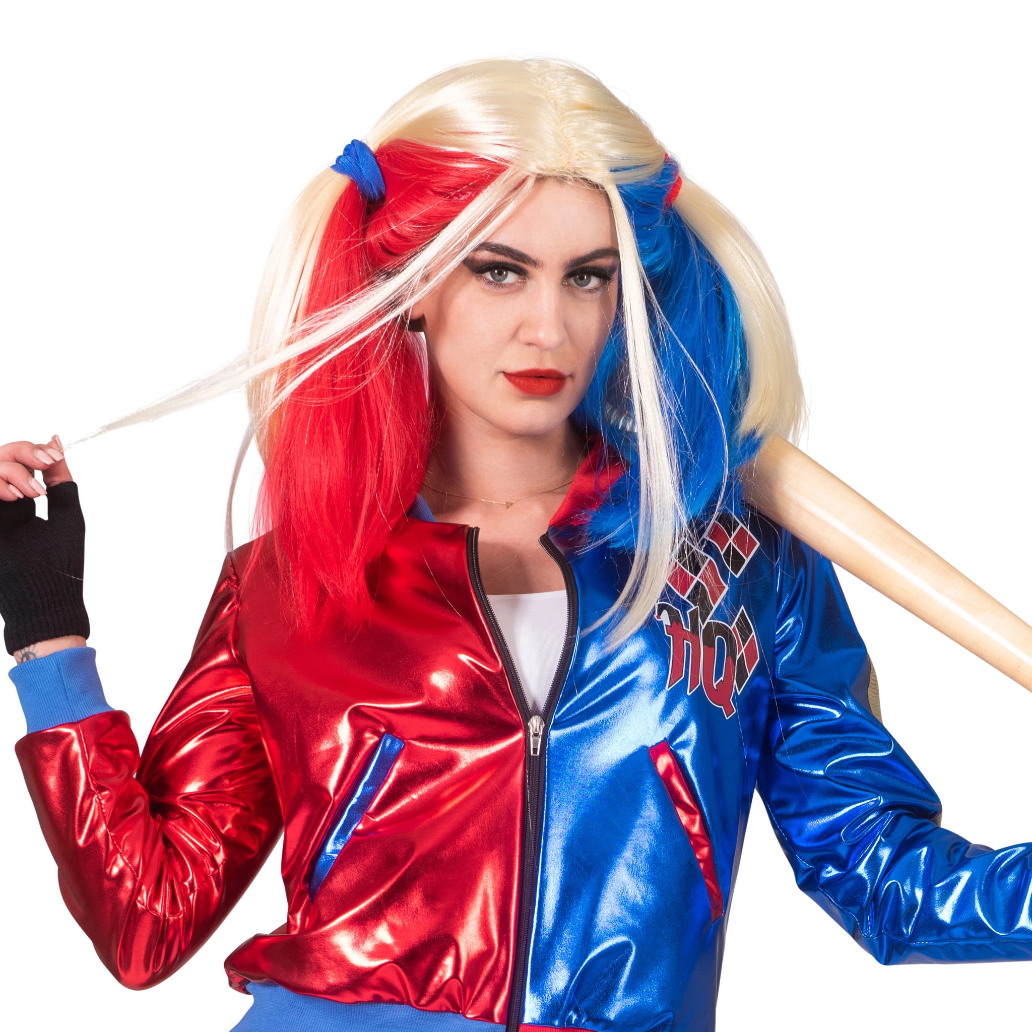 Accessoire: Perücke Tricolore 