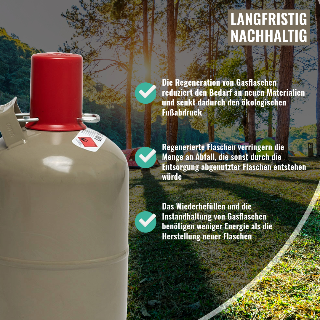 5 kg Propangas-Flasche Gasflasche Neu,   gefüllt für Camping, Gasgrill, Gaskocher