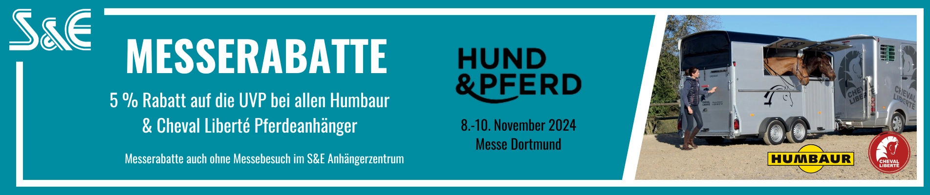 Pferd und Hund Messe in Dortmund Banner