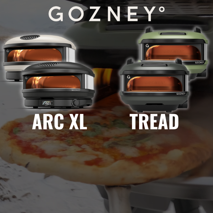 Pizzaofen Gozney Arc XL und Tread verschiedene Farben