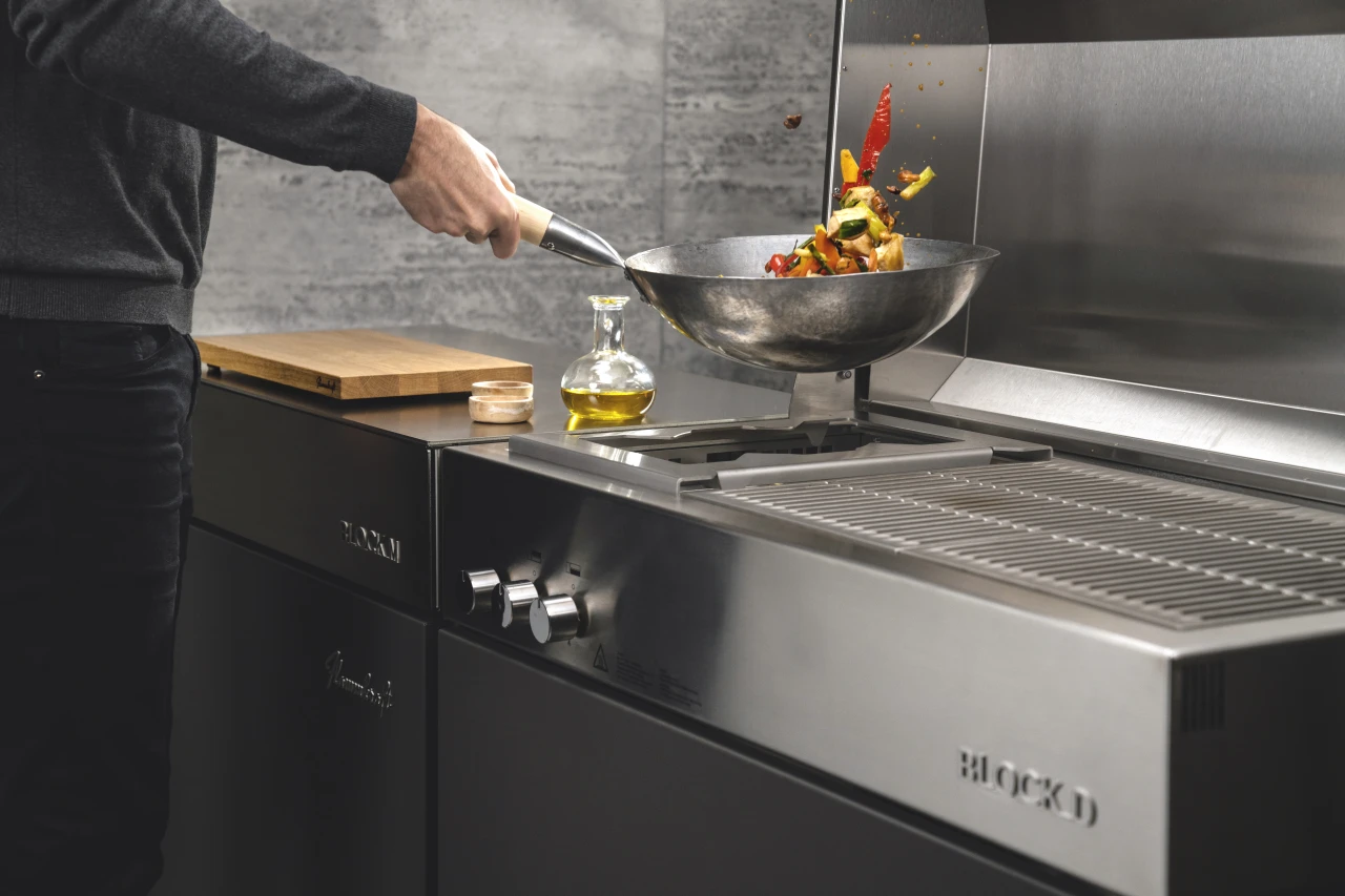 Flammkraft Block M Edelstahl Außenküche Outdoor-Kitchen (1)