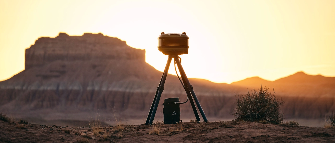 Sonnenuntergang Gestell mit Ofen