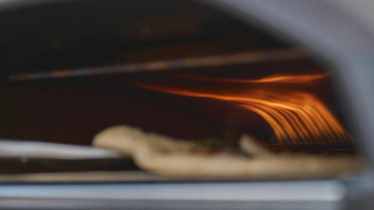Pizza wird im Koda 2 gewendet