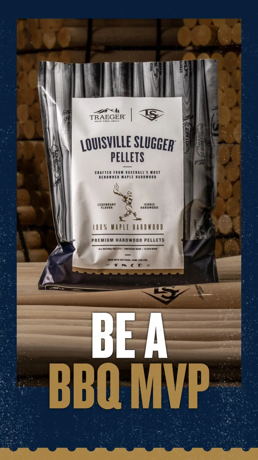 Traeger Louisville Slugger Maple Ahorn Pellets