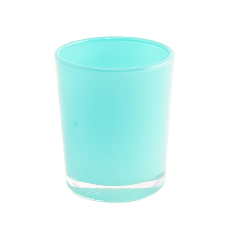 Deko: Kerzenhalter Shiny turquoise  Gr. : 5,6 x 6,5