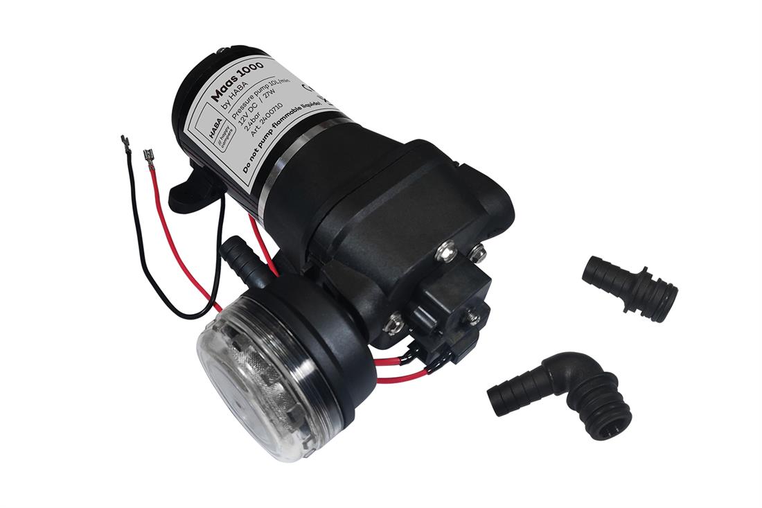 Haba Druckwasserpumpe Maas 1000 10L/min, 12V DC   
