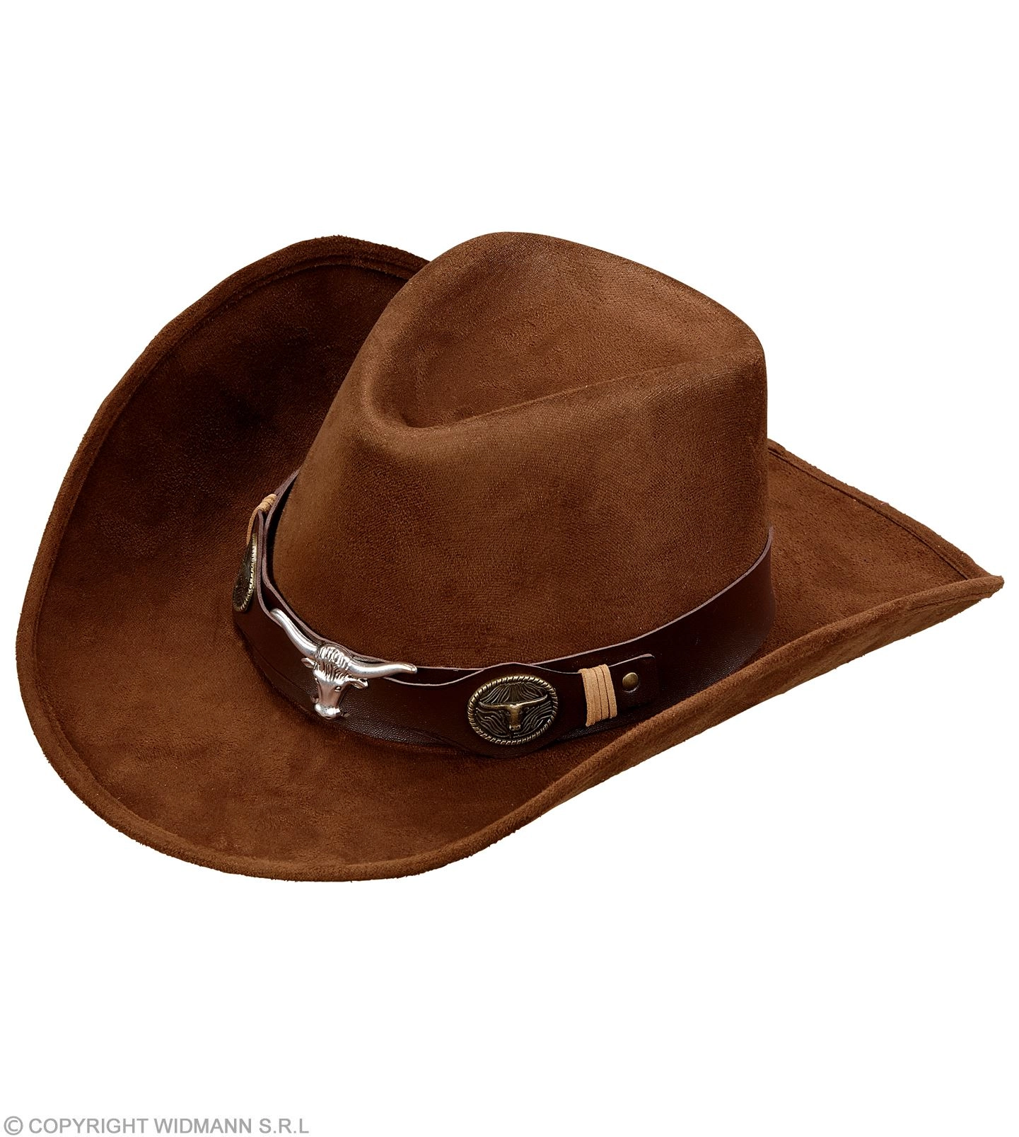 Accessoire: DALLAS COWBOY HUT in Wildlederoptik