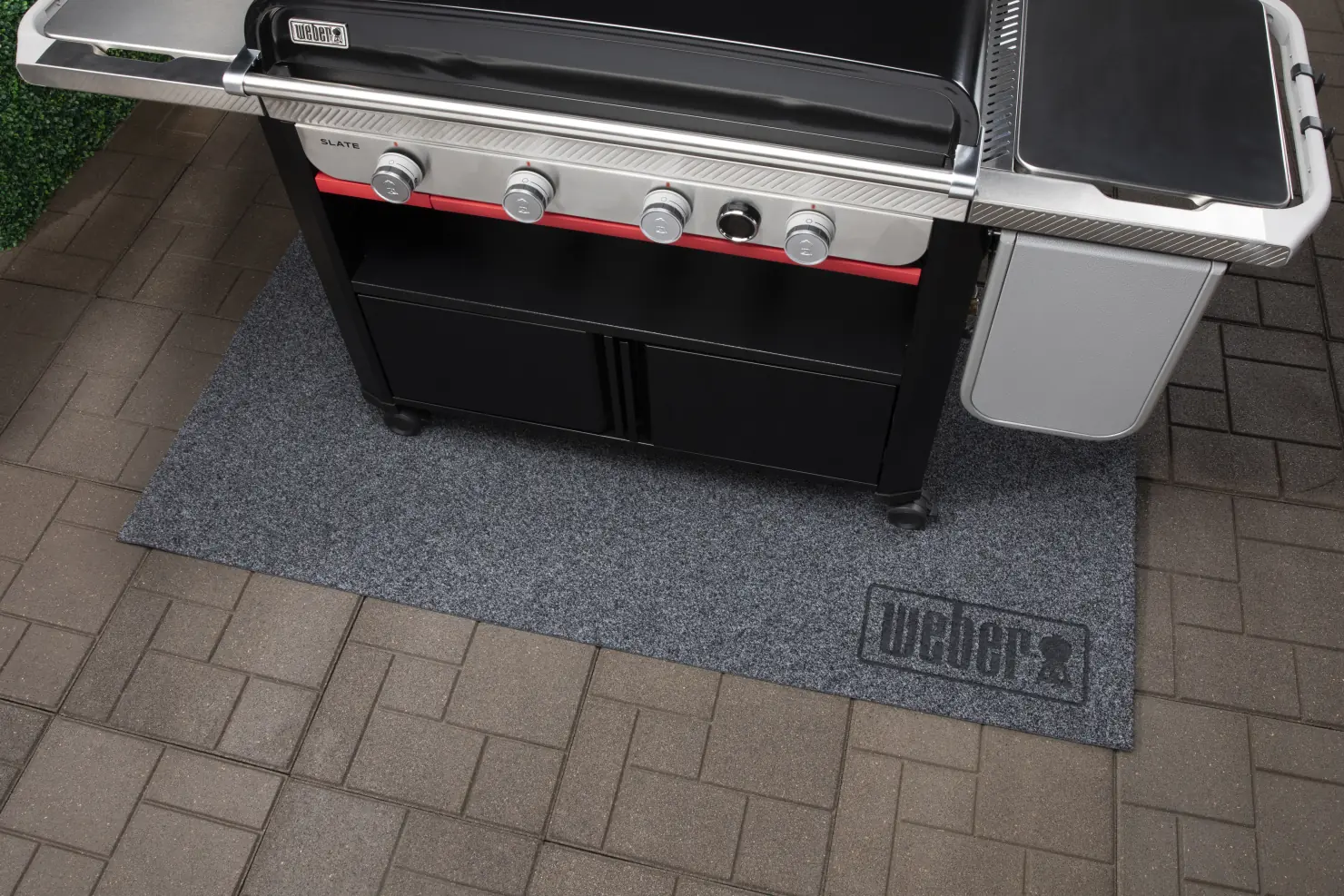 Weber XL Grill Teppich Floor Mat mit Grill
