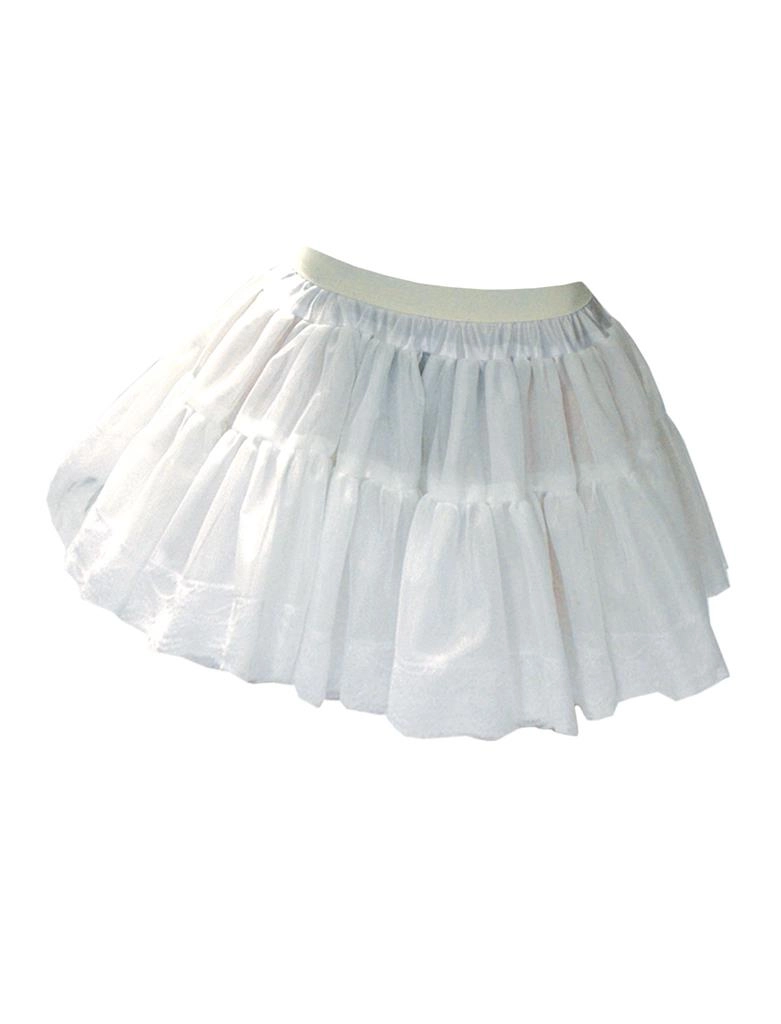 Kostüm: Petticoat Volume Weiß Größe: Einheitsgröße
