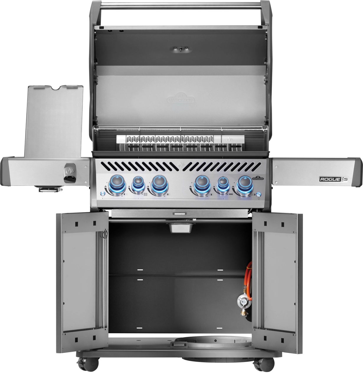 Grill komplett geöffnet