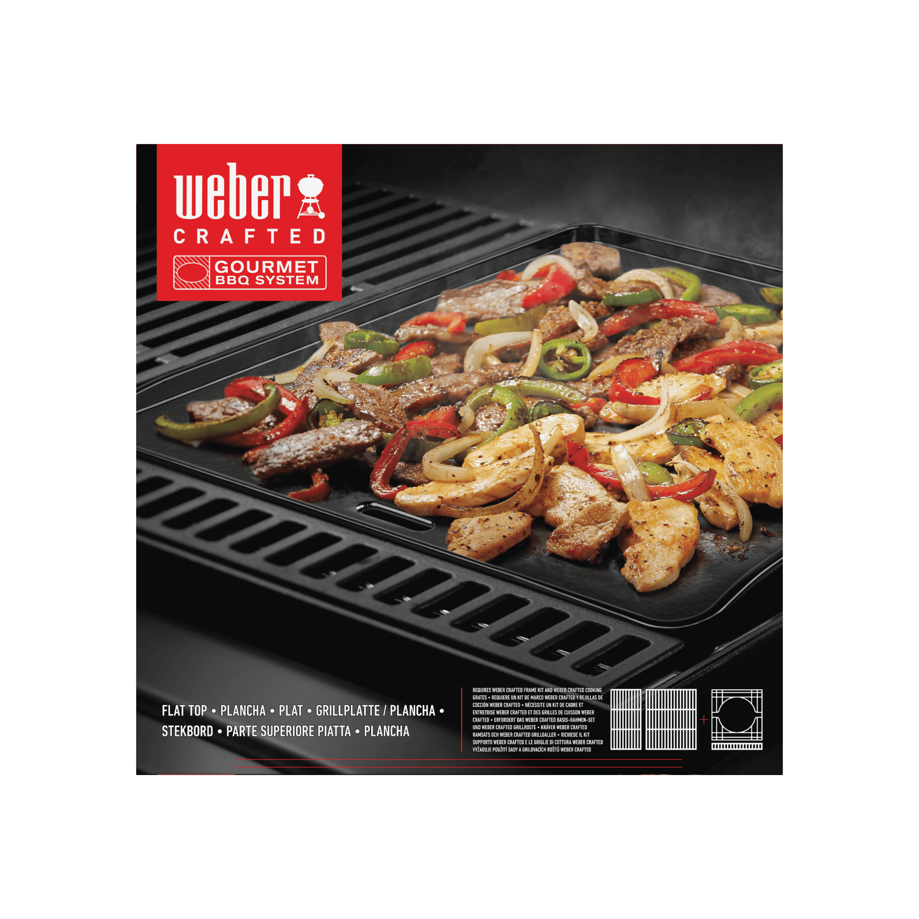 Crafted Gourmet BBQ System Grillplatte | Plancha  - Weber