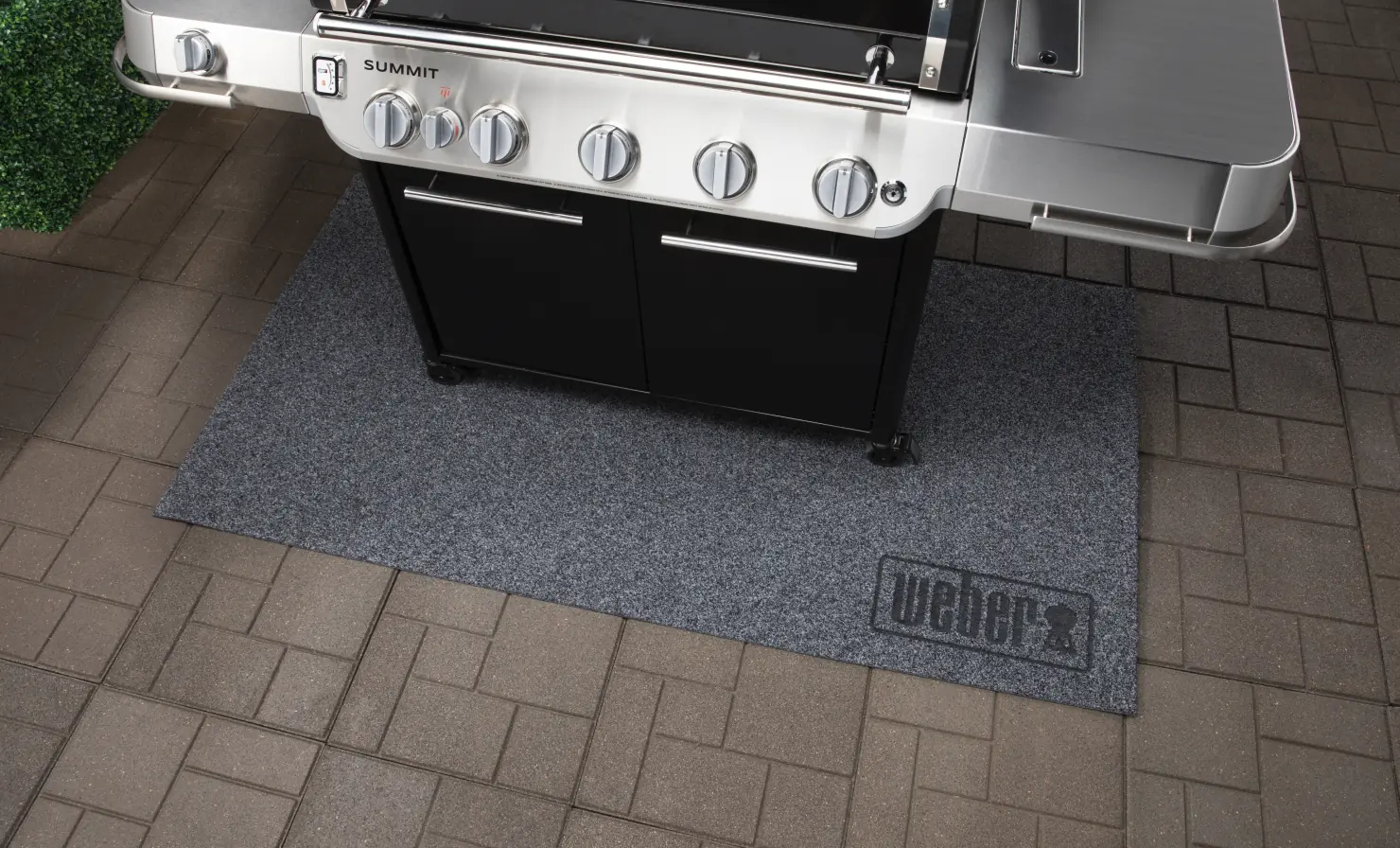 Weber XL Grill Teppich Floor Mat mit Grill