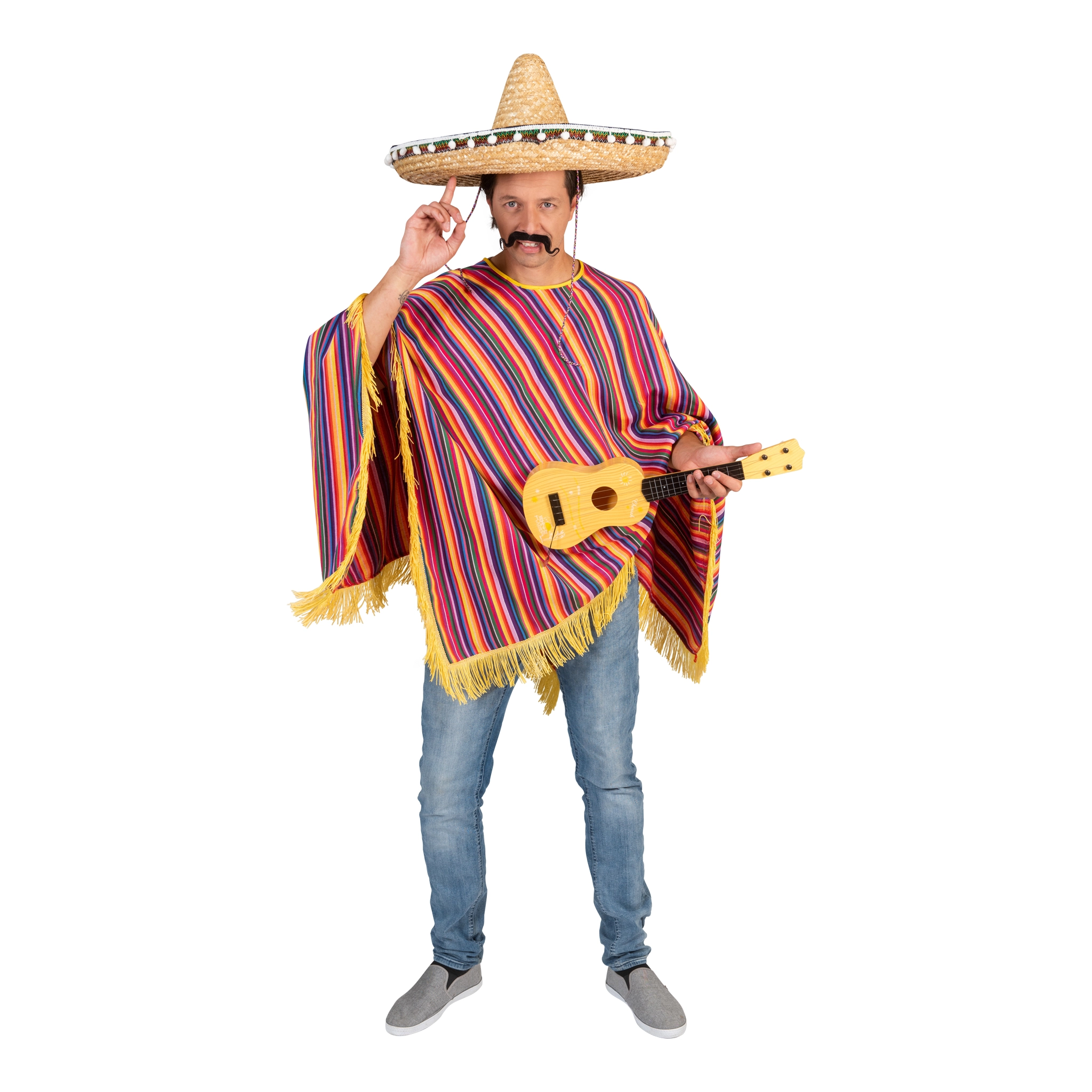 Kostüm: Poncho Tequila Sunrise Größe: Einheitsgröße