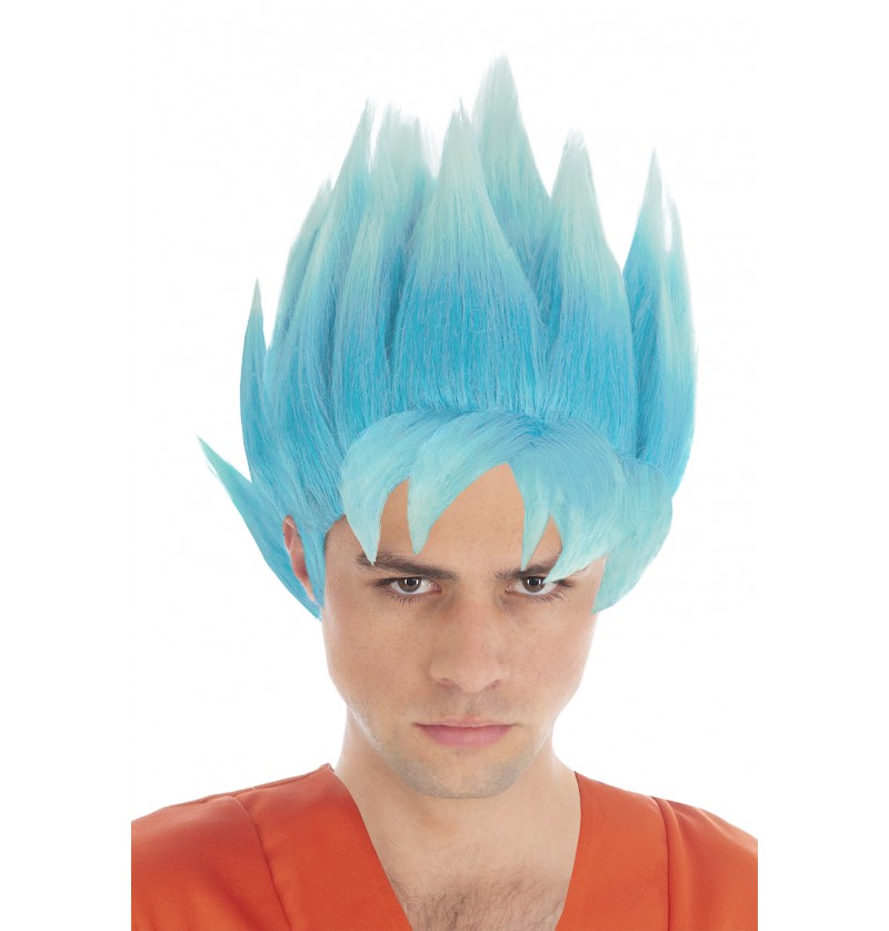 Perücke: Goku  Farbe : blau