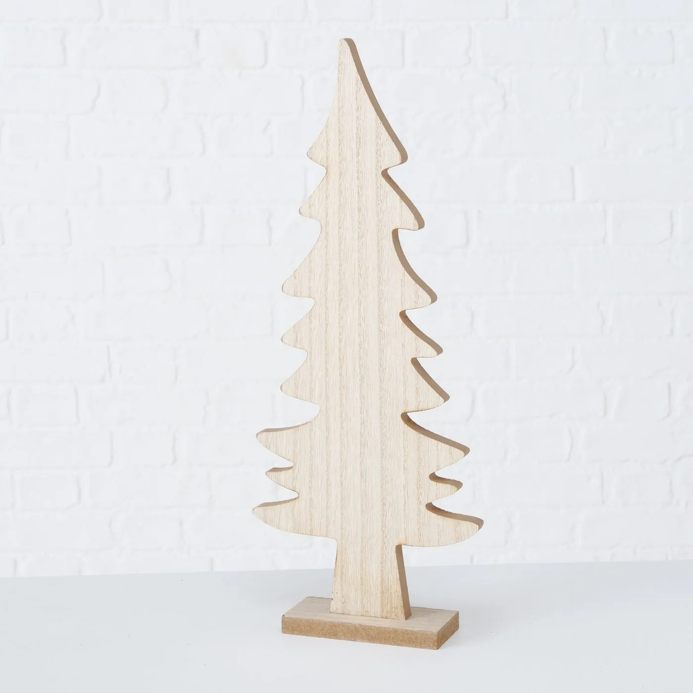 Dekoaufsteller Holz Weihnachtsbaum