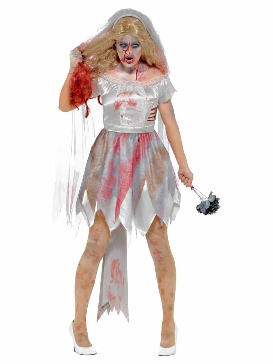 Kostüm: Deluxe Zombiebraut Größe: L