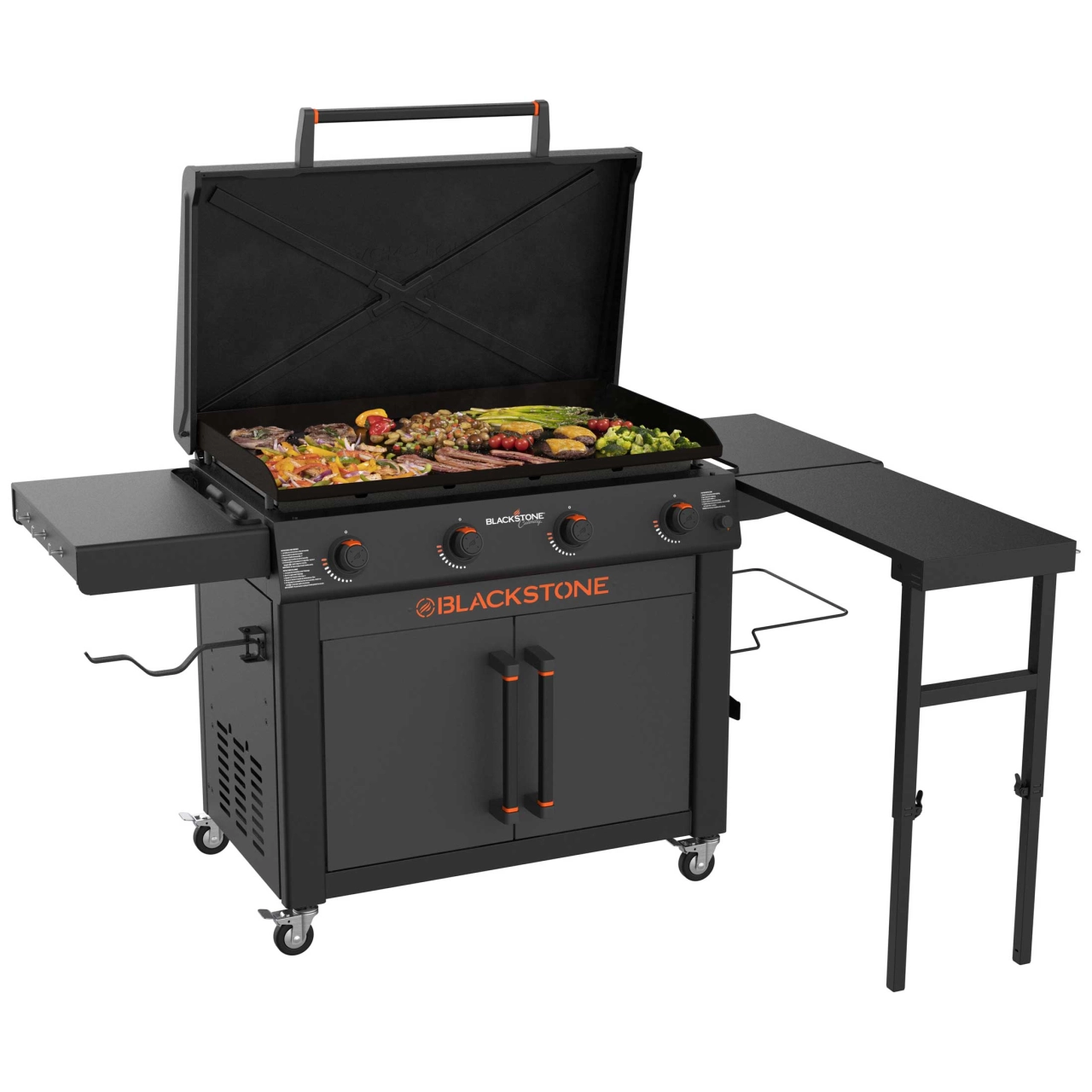 Griddle Produktfoto, Tisch ausgeklappt