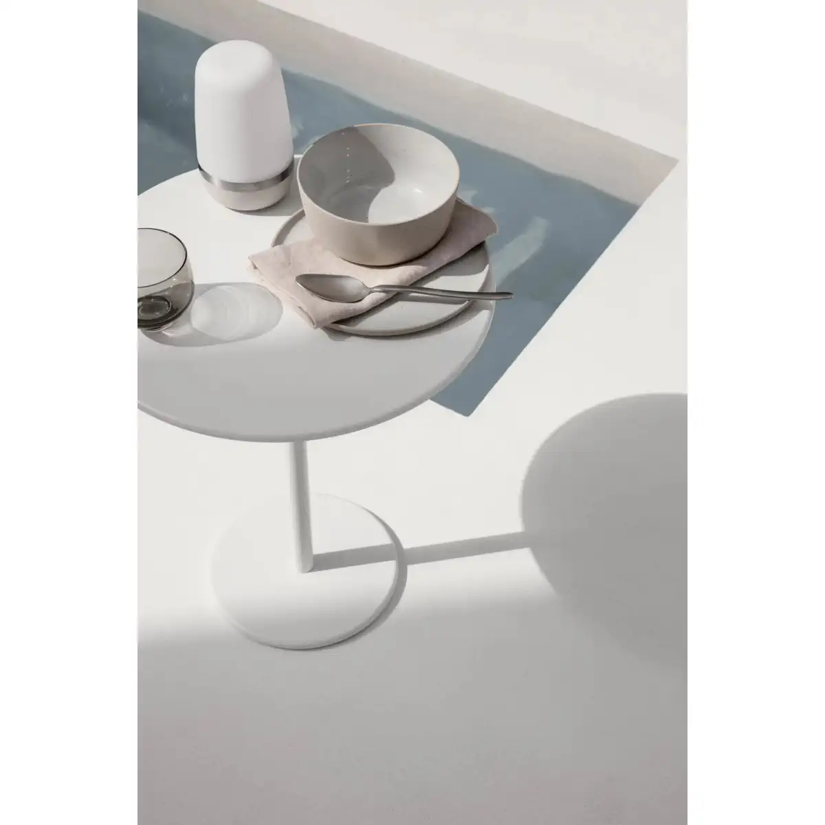 Blomus Spirit Leuchte LED Outdoor warm grey  small