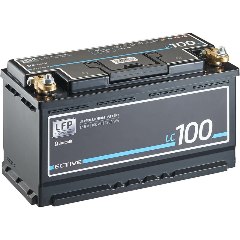 Ective - LC 100 12V LiFePO4 Lithium  Versorgungsbatterie inkl. Montage