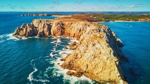 Steilküste von Frankreich, Meer, Wasser