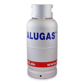 Alu-Treibgasflasche 14 kg "CLICK-ON" 