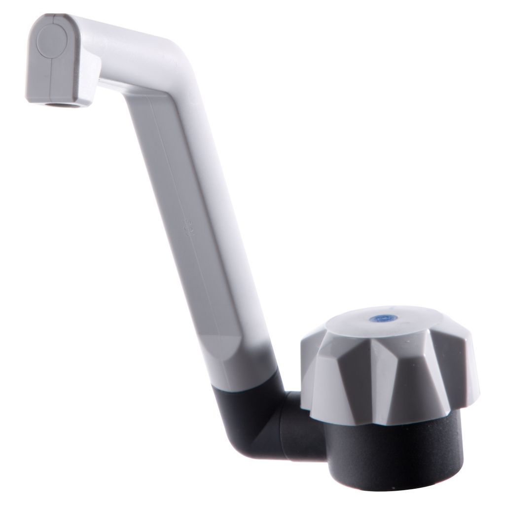 Wasserhahn De Luxe  grau-schwarz, SB-verpackt