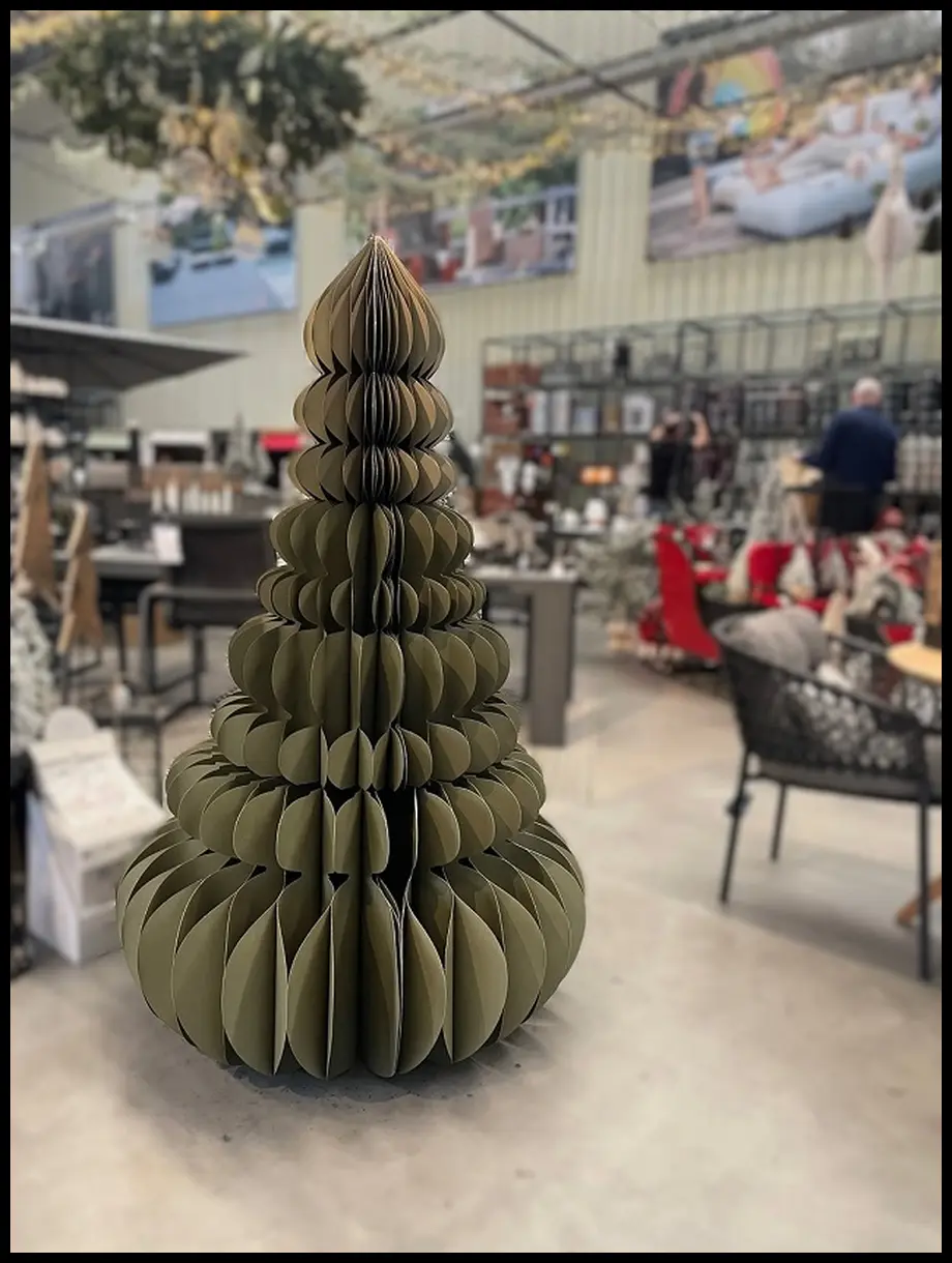 Kaemingk Papier-Weihnachtsbaum in Rosmarin Groß FSC 100 %