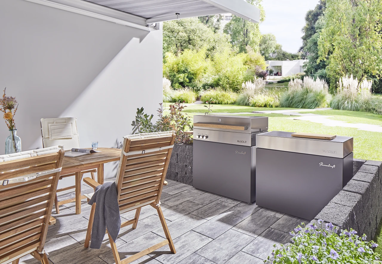 Flammkraft Block M Edelstahl Außenküche Outdoor-Kitchen (1)