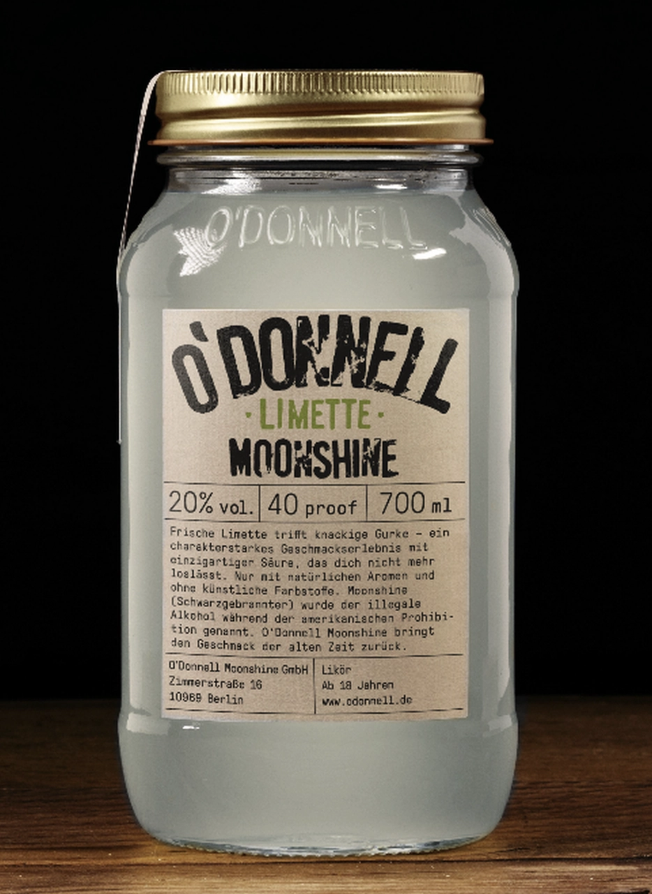 Mason Jar Glas Limette