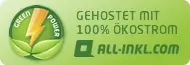 Gehostet mit 100% Ökostrom