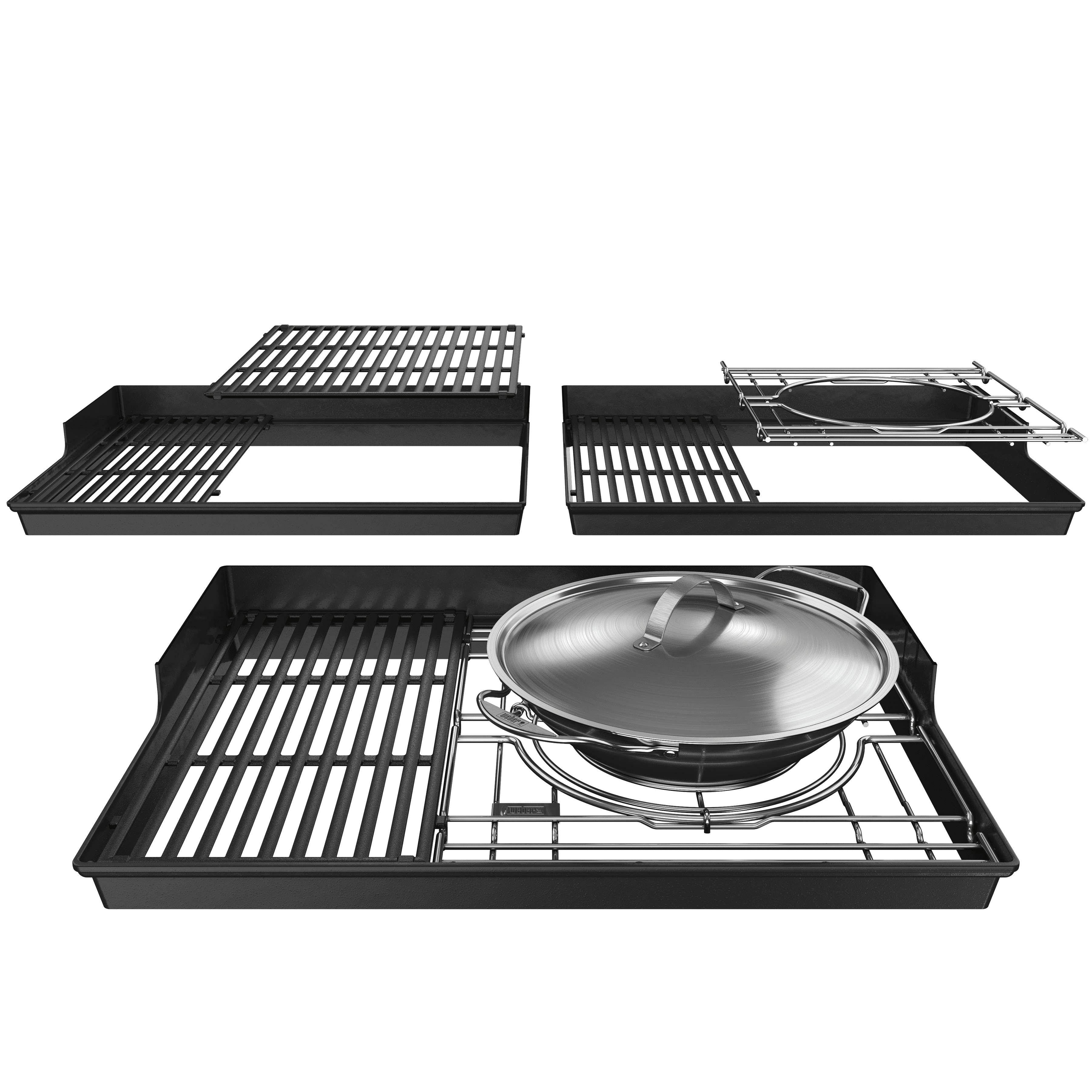 Crafted Gourmet BBQ System Wok & Dampfgarer  - Weber