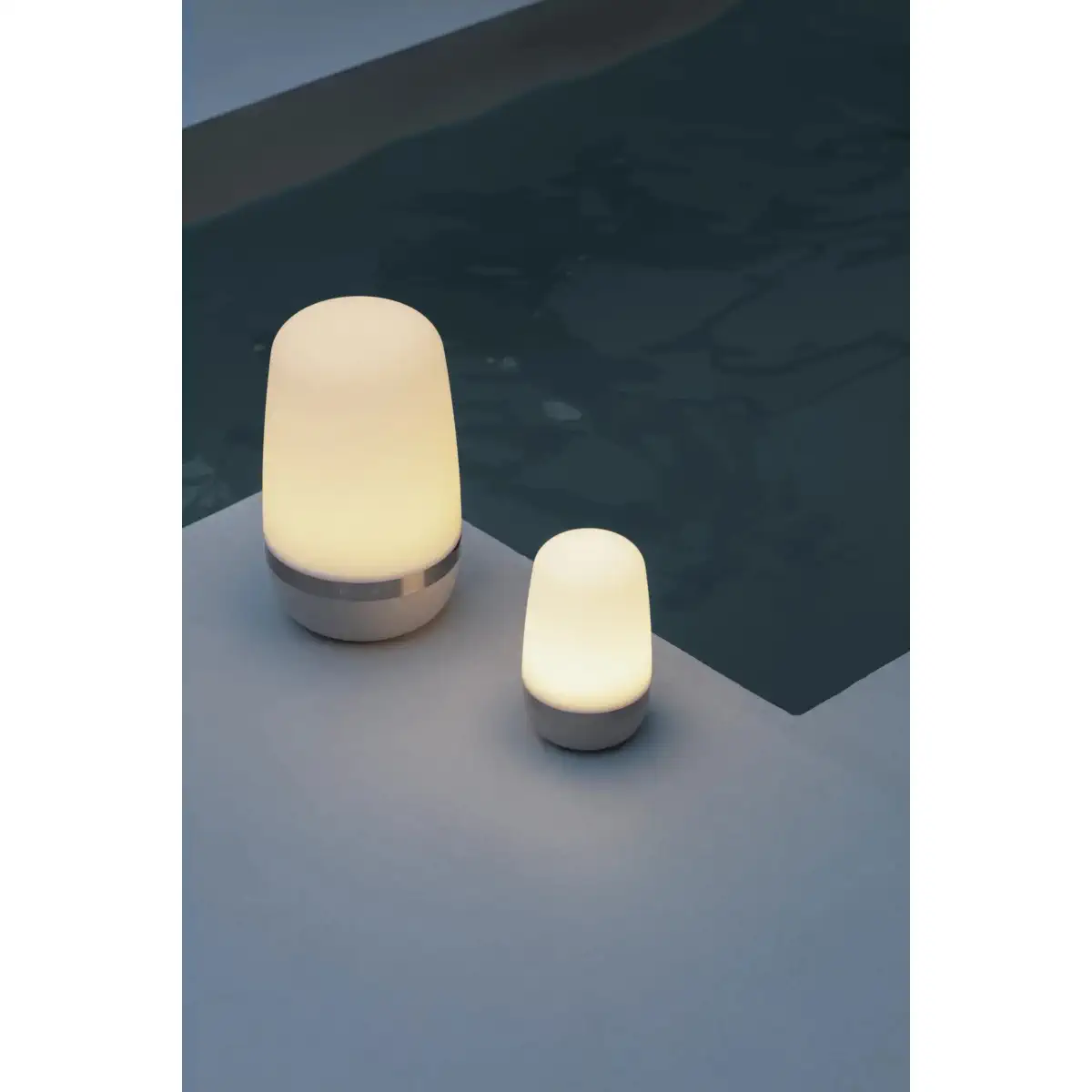 Blomus Spirit Leuchte LED Outdoor warm grey  small