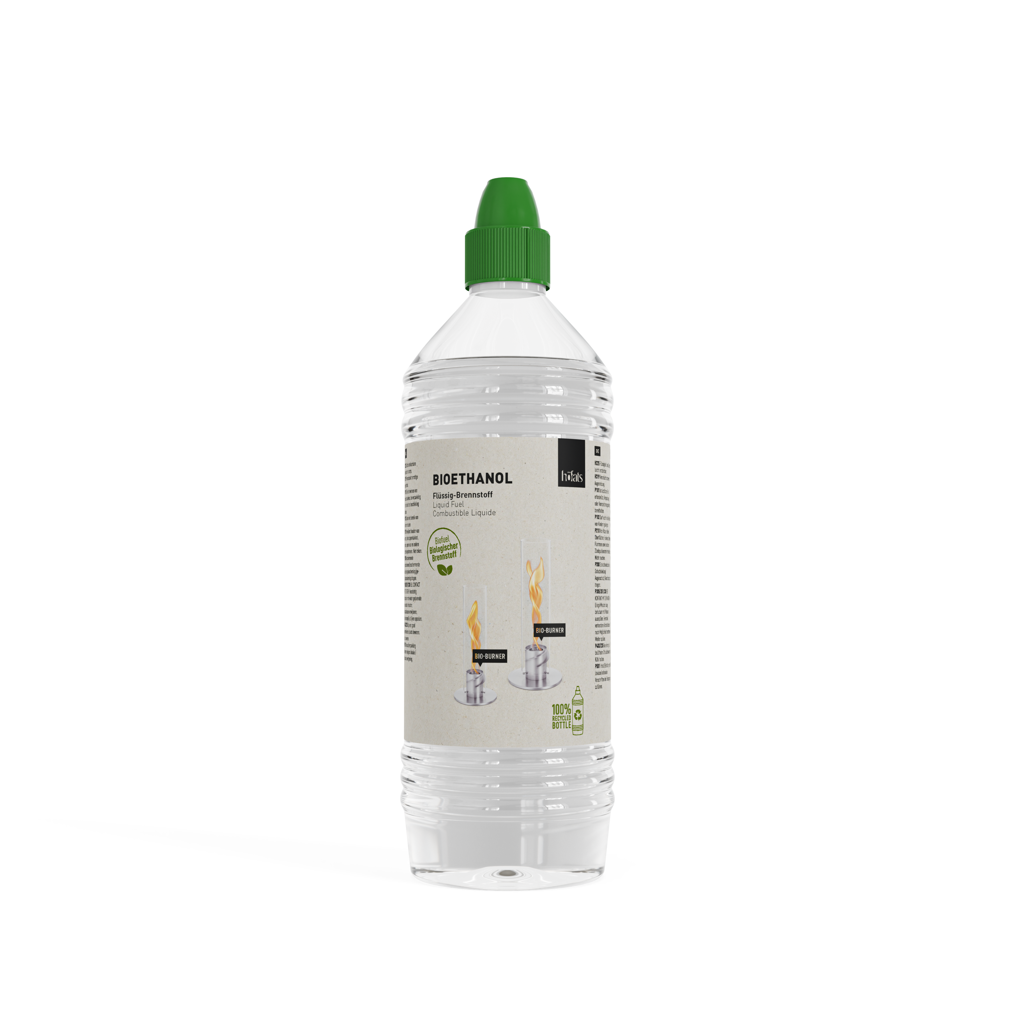 Höfats Bioethanol 1l Flasche Flüssig-Brennstoff  optimal für Spin 900 und 1200