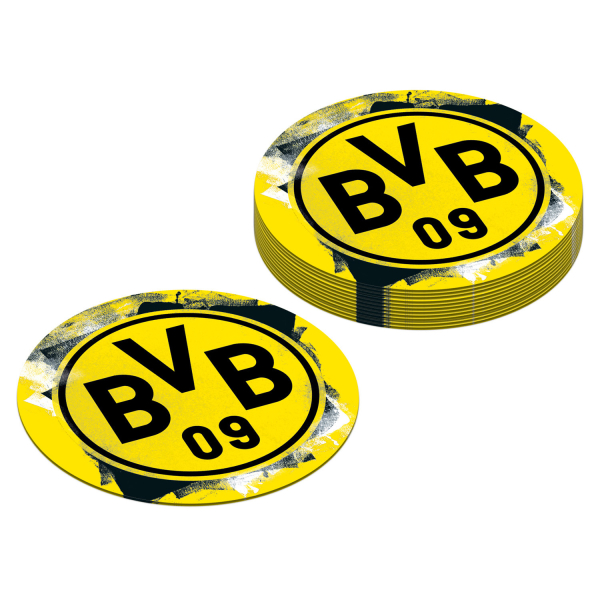 Deko: Bierdeckel BVB Dortmund 12 Stk.