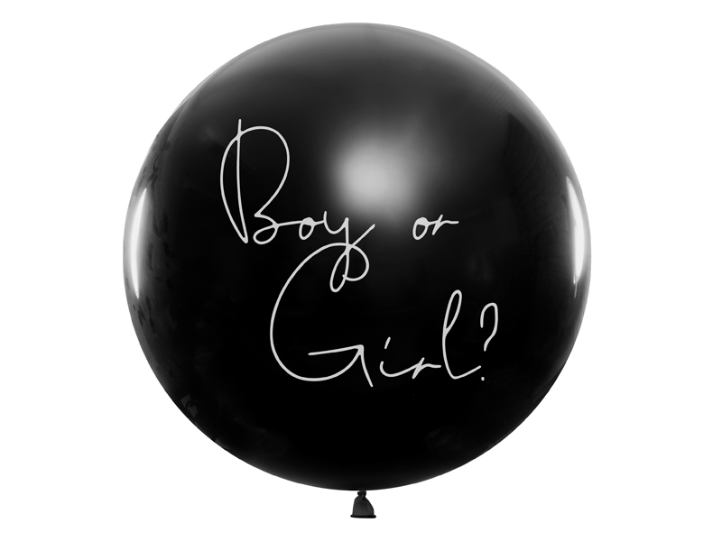 Folienballon: Gender Reveal Girl  Größe: 1 Meter