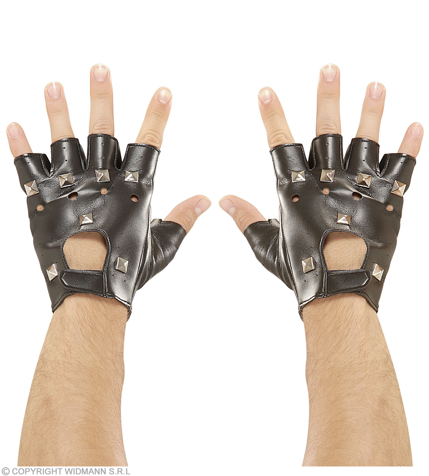 Accessoire: Fingerlose Nietenhandschuhe 