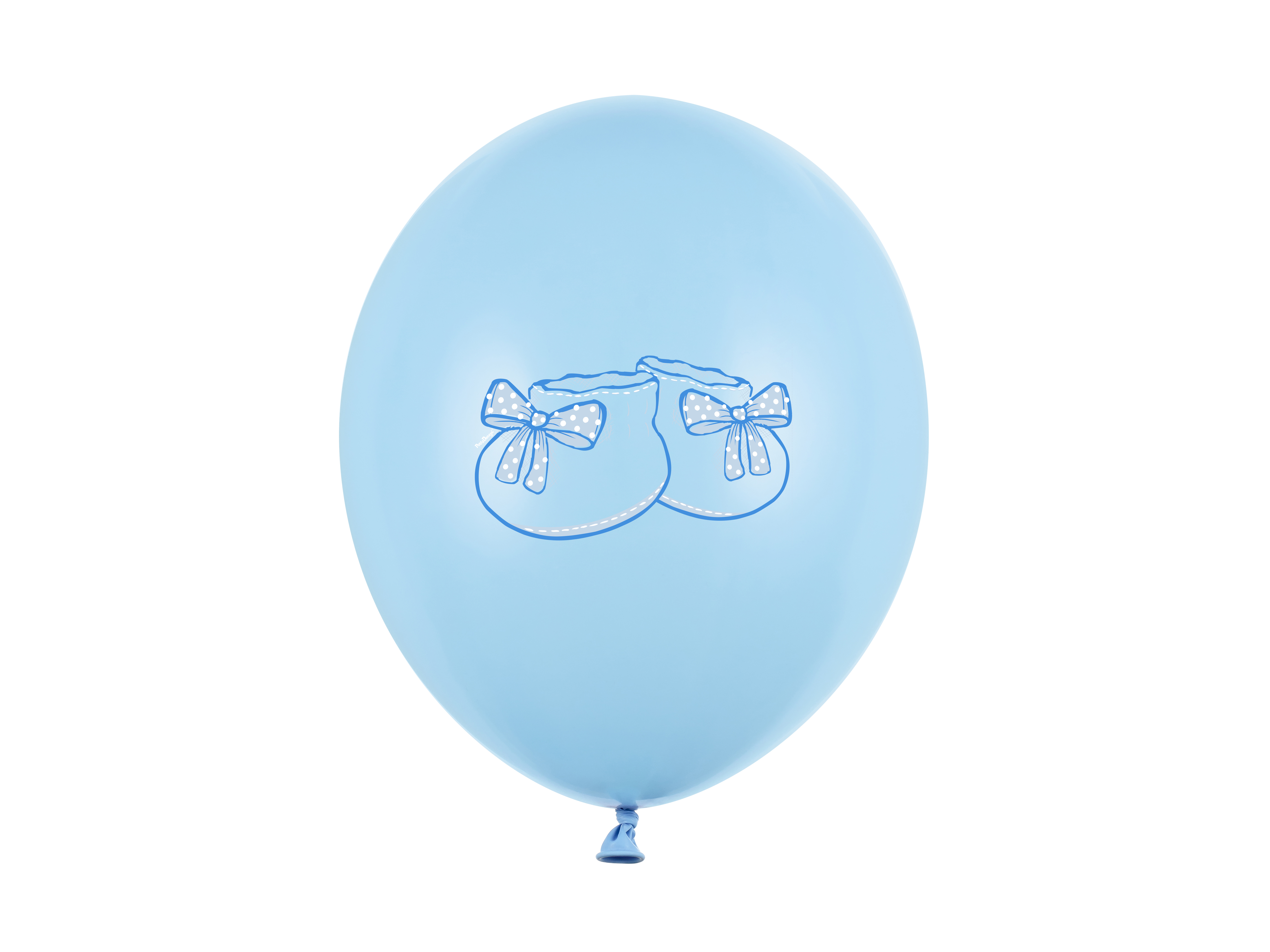Latex Ballon Bouquet : 1 Geburt Baby blau, Größe:30cm 6 Stück Packung