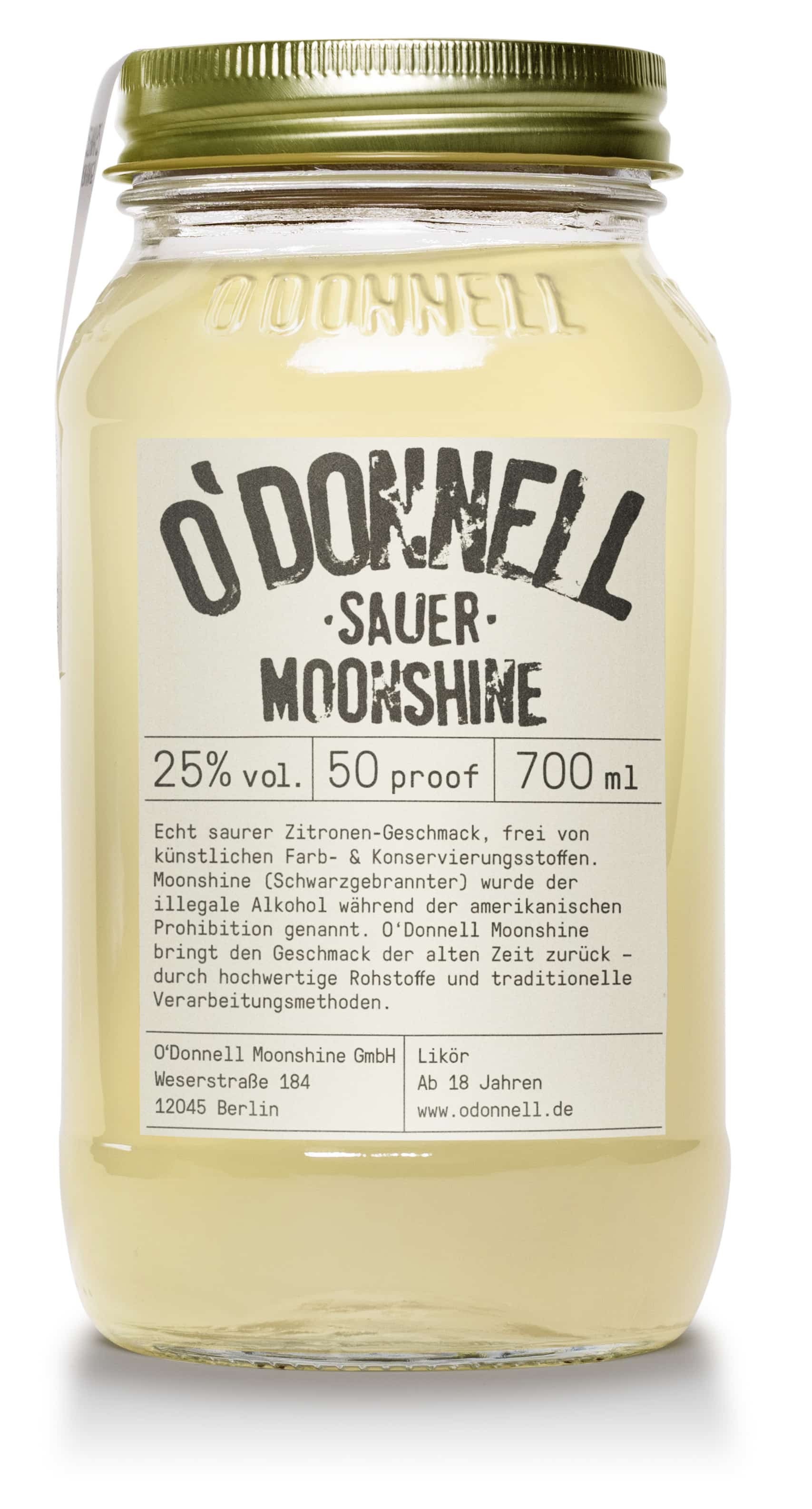 Sauer 700 ml ( 25% vol.) O´Donnell - Moonshine