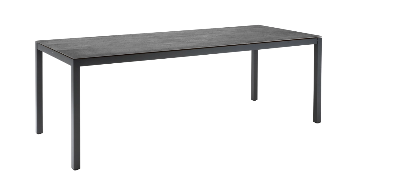 Solpuri Classic Tisch Alu  anthrazit  Keramik