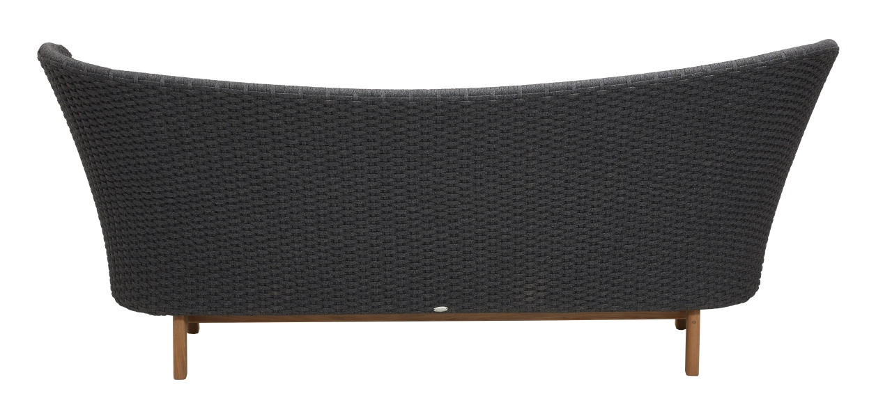 Cane-line Peacock Wing 3-Sitzer Sofa dark grey  Teak