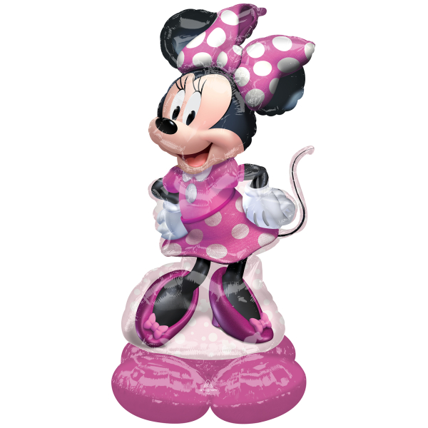 Folienballon: Minnie Mouse, AirLoonz , nur mit Luft befüllen